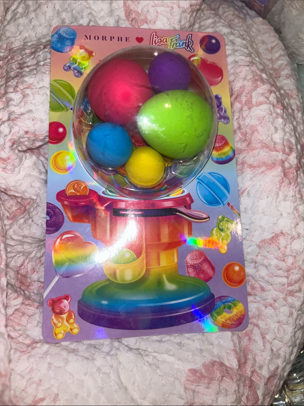 Lisa Frank Bubble Gumball makeup sponges - Pink, Green, Blue, Purple, Yellow